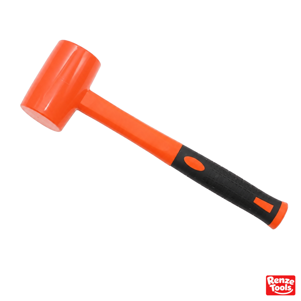 Colourful rubber mallet