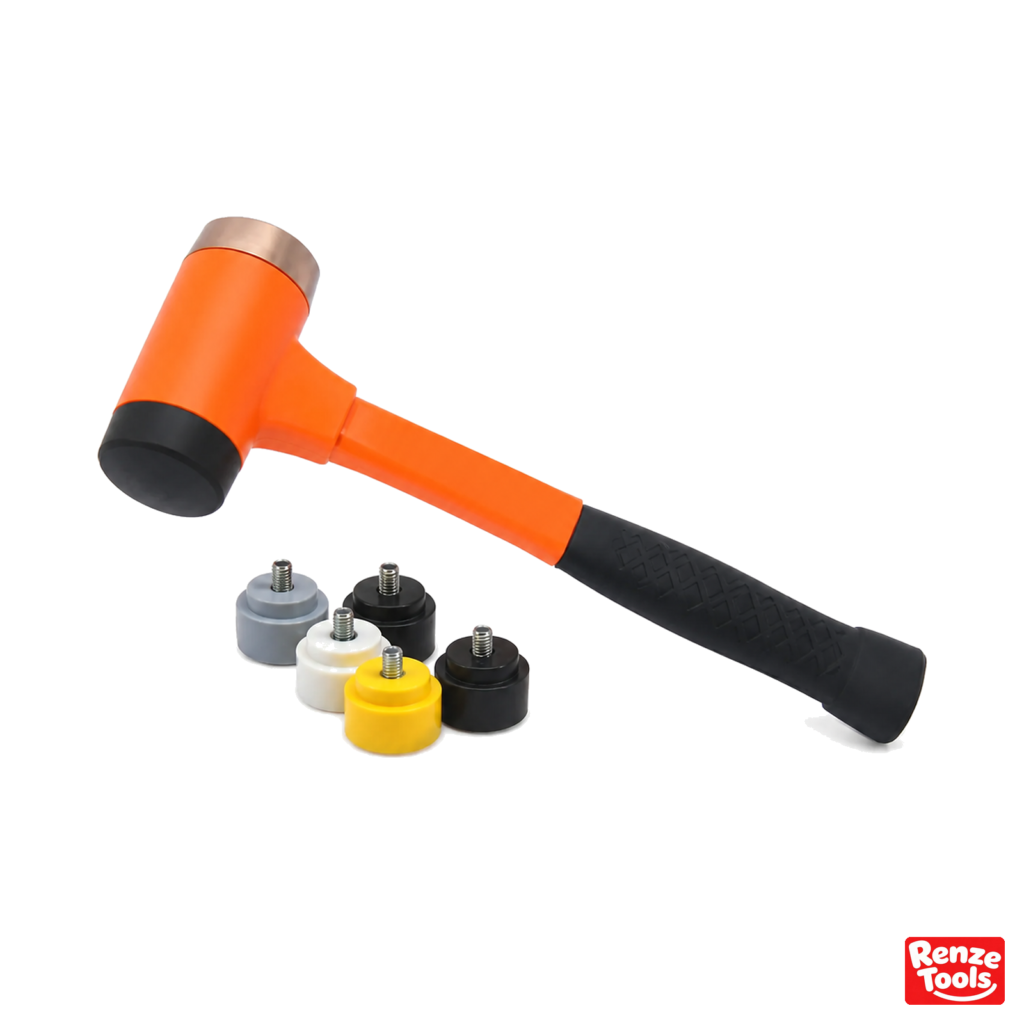 Composite soft face hammer