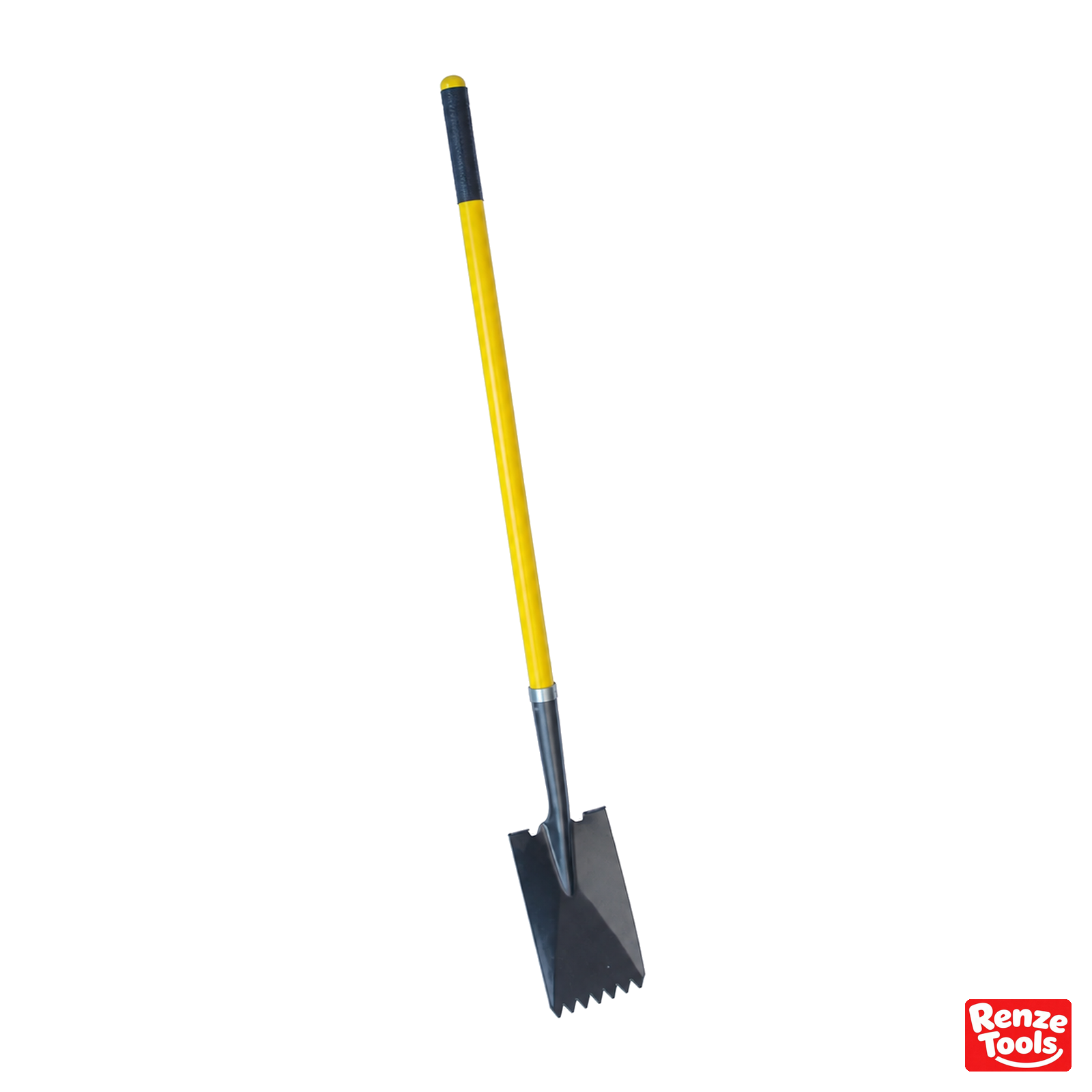 Toothed spade