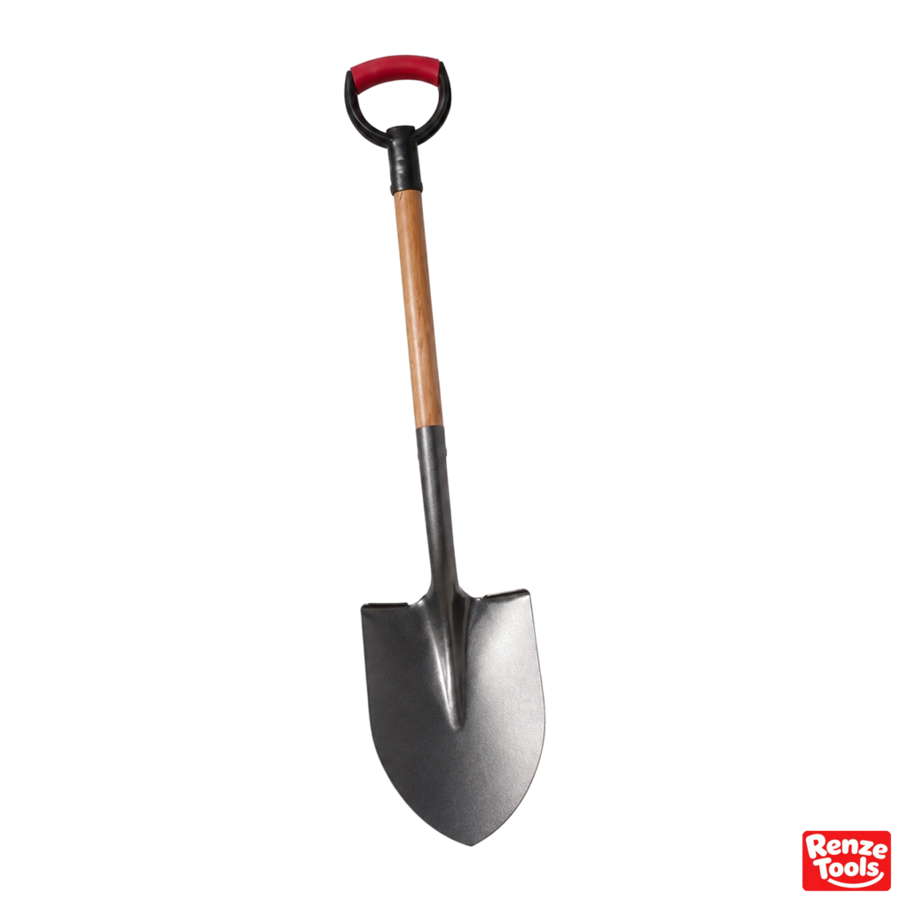 Round point shovel
