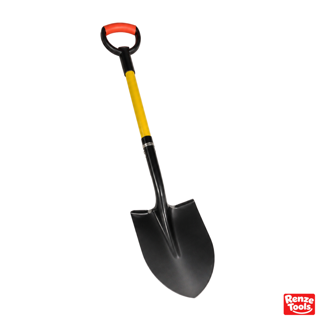 Round point shovel